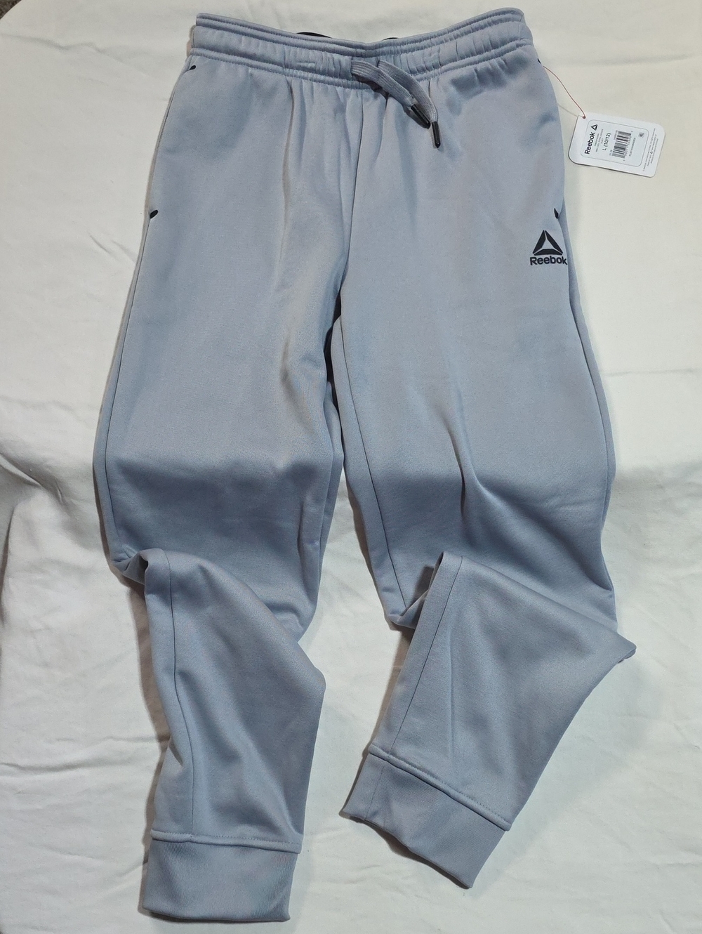 Reebok Boy's Light Gray Athletic Cool Down Jogger
